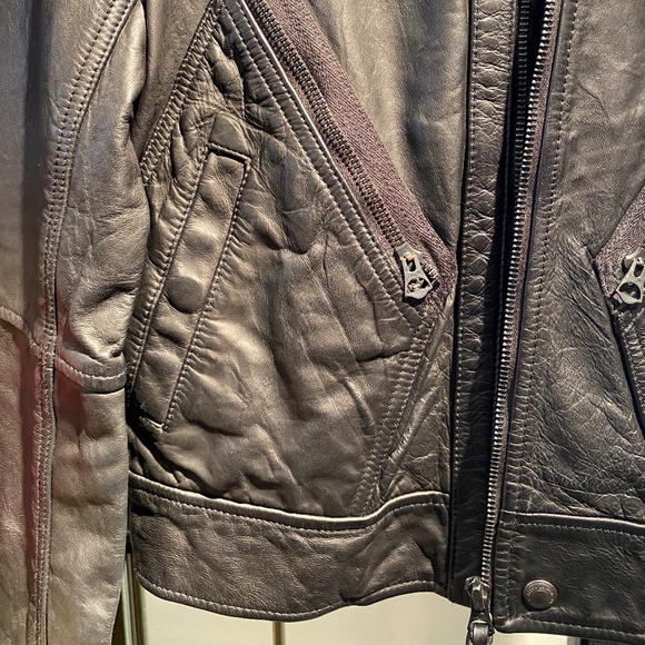 Polo Ralph Lauren Black Leather Jacket - Picture 8 of 9
